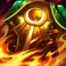 Capa de fuego solar